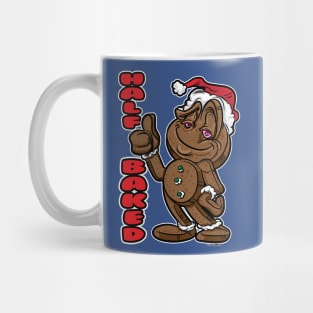 Gingerbread Man Half Baked thumbs up smirk Mug